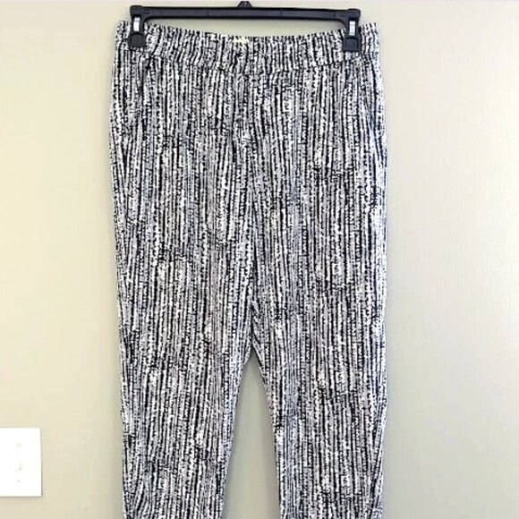 Faded Glory Womens Casual High Rise Elastic Waist Pants with Pockets Medium - Picture 1 of 6